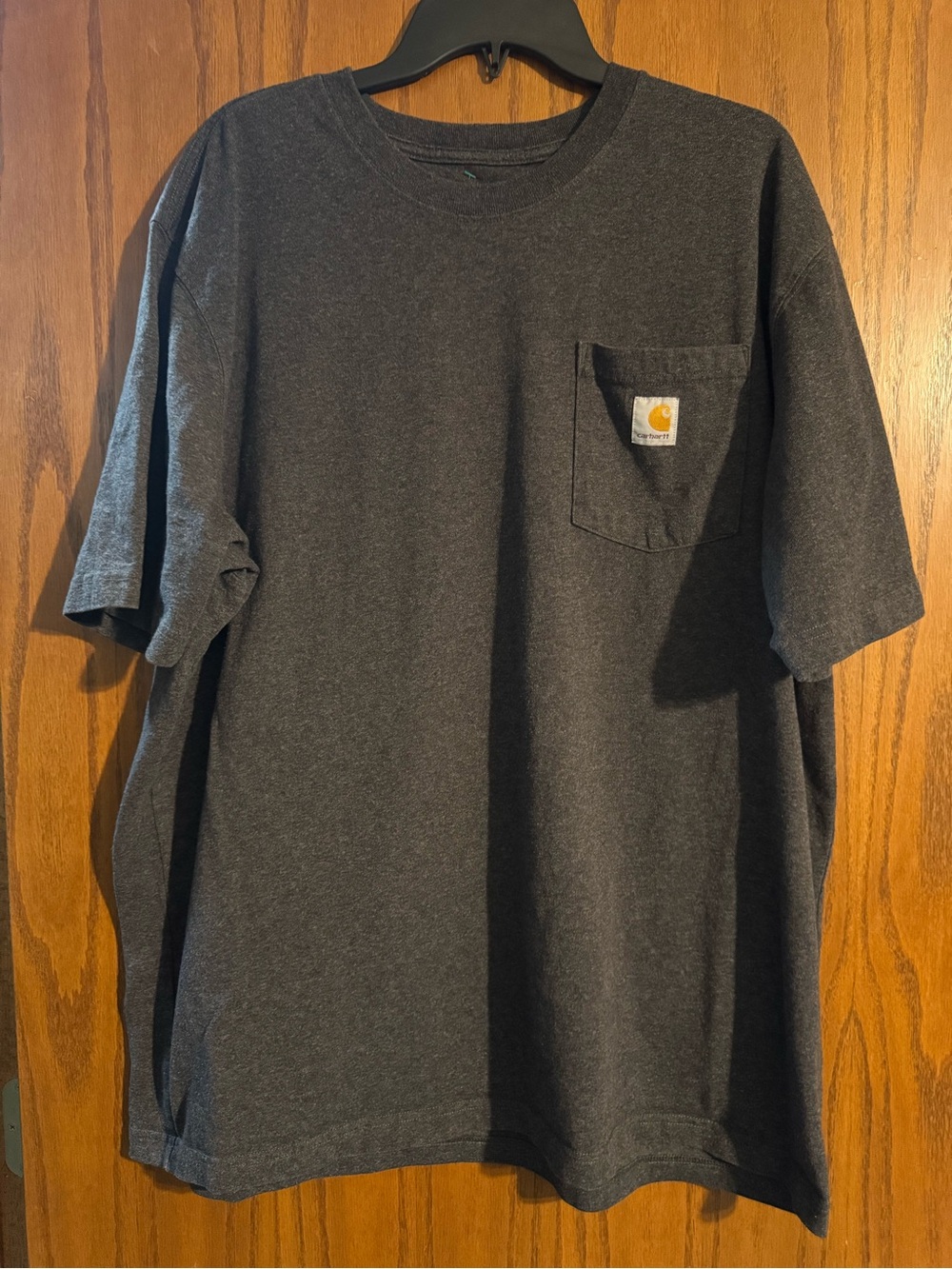 Carhartt Charcoal Short-Sleeve Pocket Tee